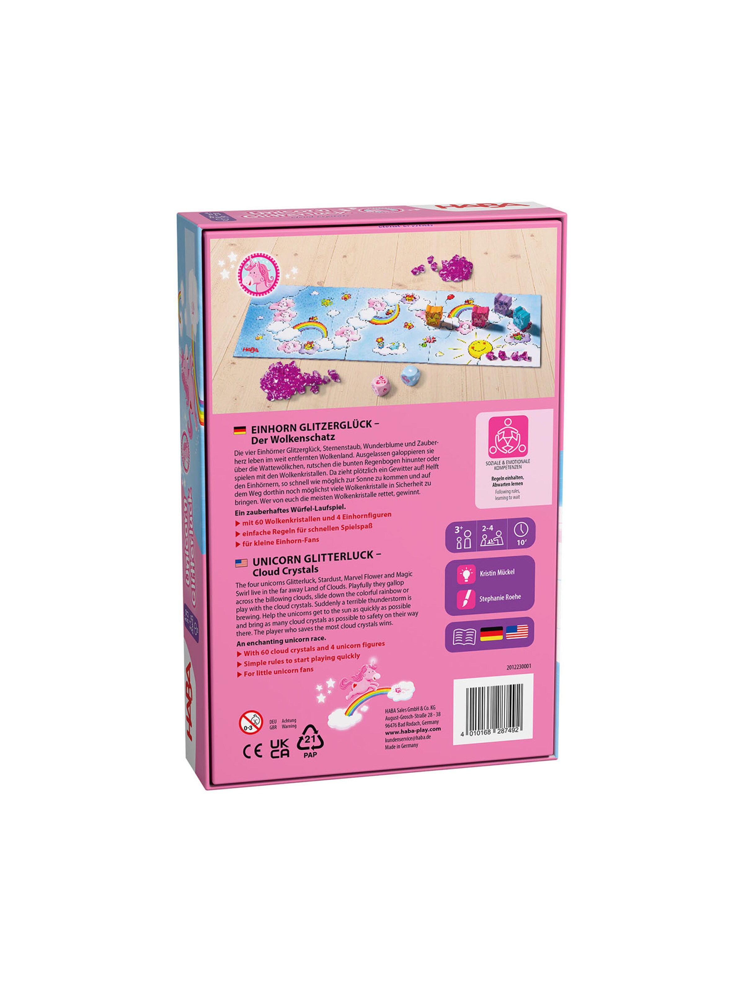 HABA Game 'Einhorn Glitzerglück - Der Wolkenschatz' in Mixed colours