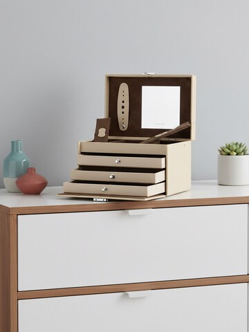 Friedrich23 Smykkeopbevaring 'Schmuckkasten - Leder' i beige