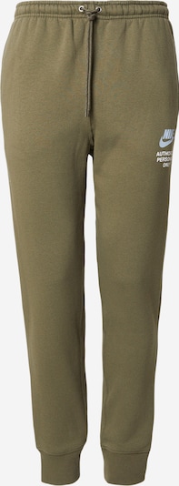 Kelnės 'CLUB' iš Nike Sportswear, spalva – šviesiai mėlyna / alyvuogių spalva / balta, Prekių apžvalga