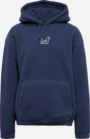 HUF Sweatshirt 'GRIFFITH' in Blue: front