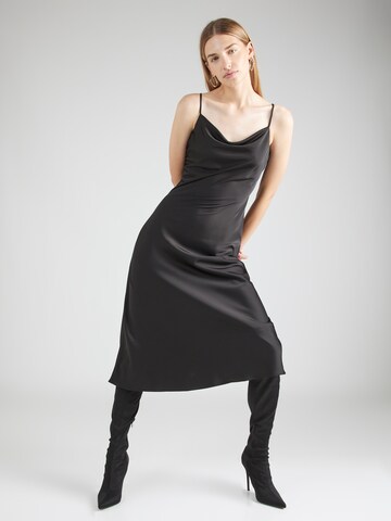Y.A.S Cocktail Dress 'DOTTEA' in Black: front