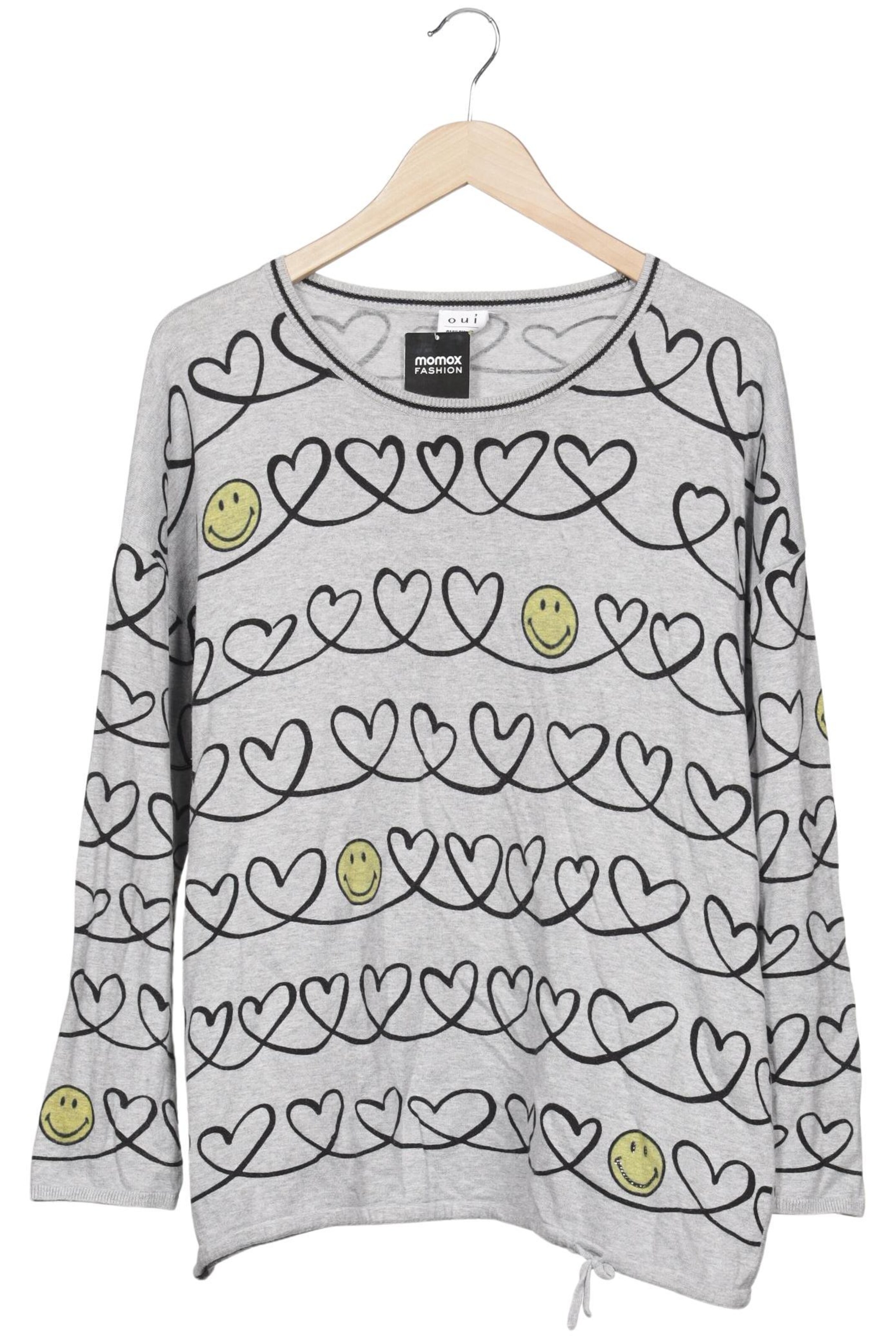 OUI Sweater & Cardigan in XXL in Grey: front