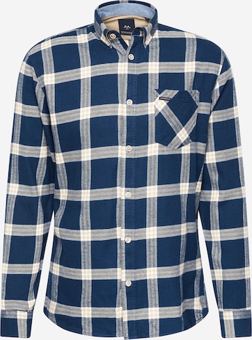 Lindbergh Button Up Shirt in Blue: front