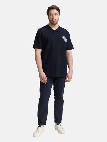 TOM TAILOR Men + Poloshirt in Blau