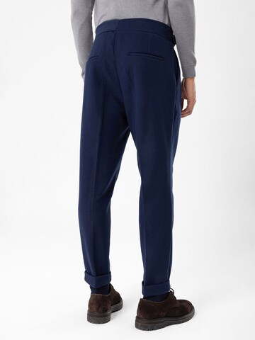 Regular Pantalon à pince Antioch en bleu