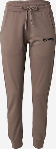 Hummel Športne hlače 'Legacy' | rjava barva: sprednja stran