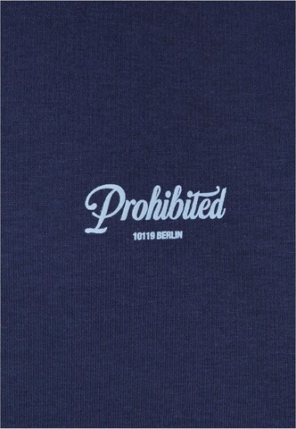 Felpa di Prohibited in blu