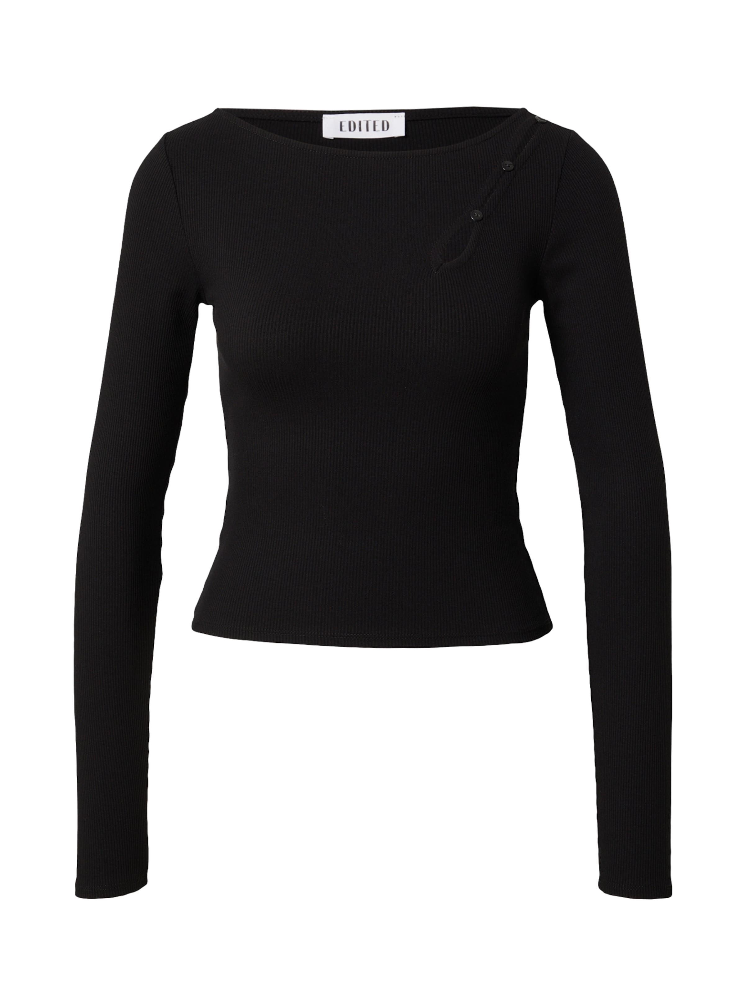 EDITED - Camisa 'Kalama' em preto: frente