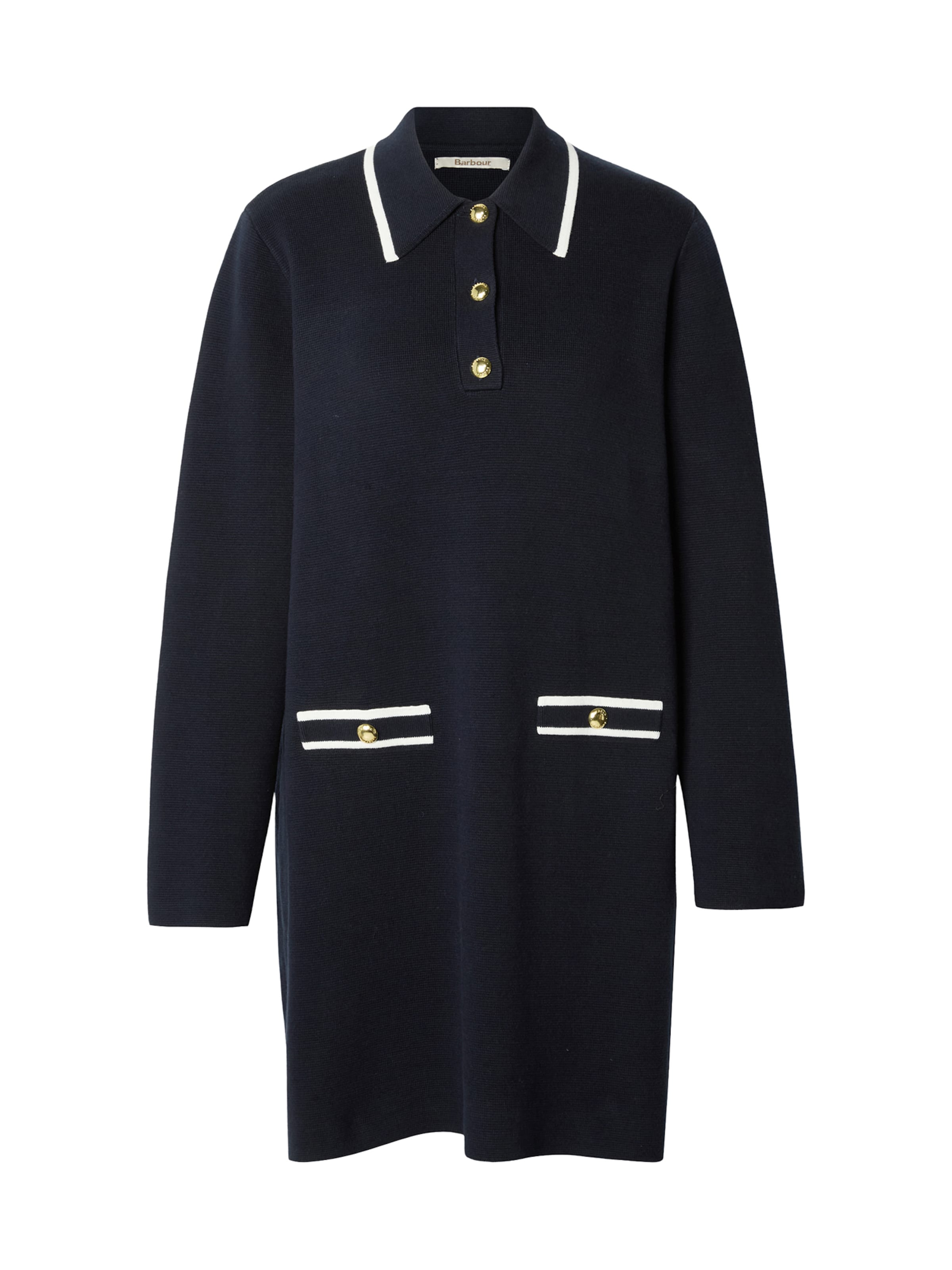 Barbour Úpletové šaty 'River' – modrá: přední strana