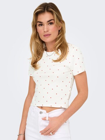 ONLY Póló 'ONLFENJA' - fehér