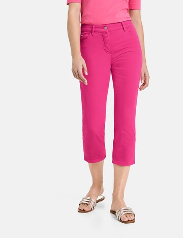 GERRY WEBER Slimfit Jeans 'Soline' in Pink: predná strana