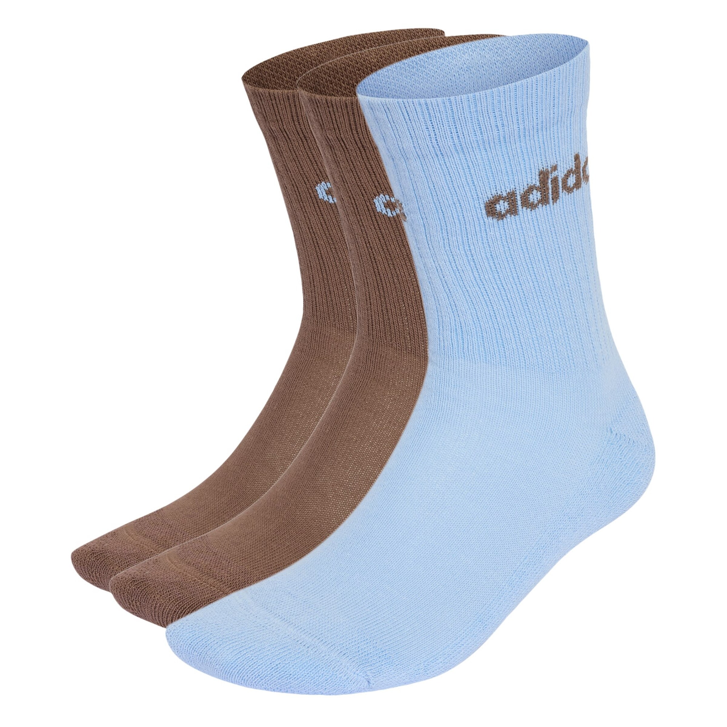 ADIDAS PERFORMANCE Sportsokken 'Linear Crew' in Blauw: voorkant