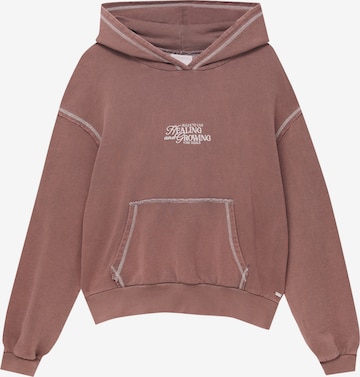 Pull&Bear Sweatshirt in Lila: predná strana