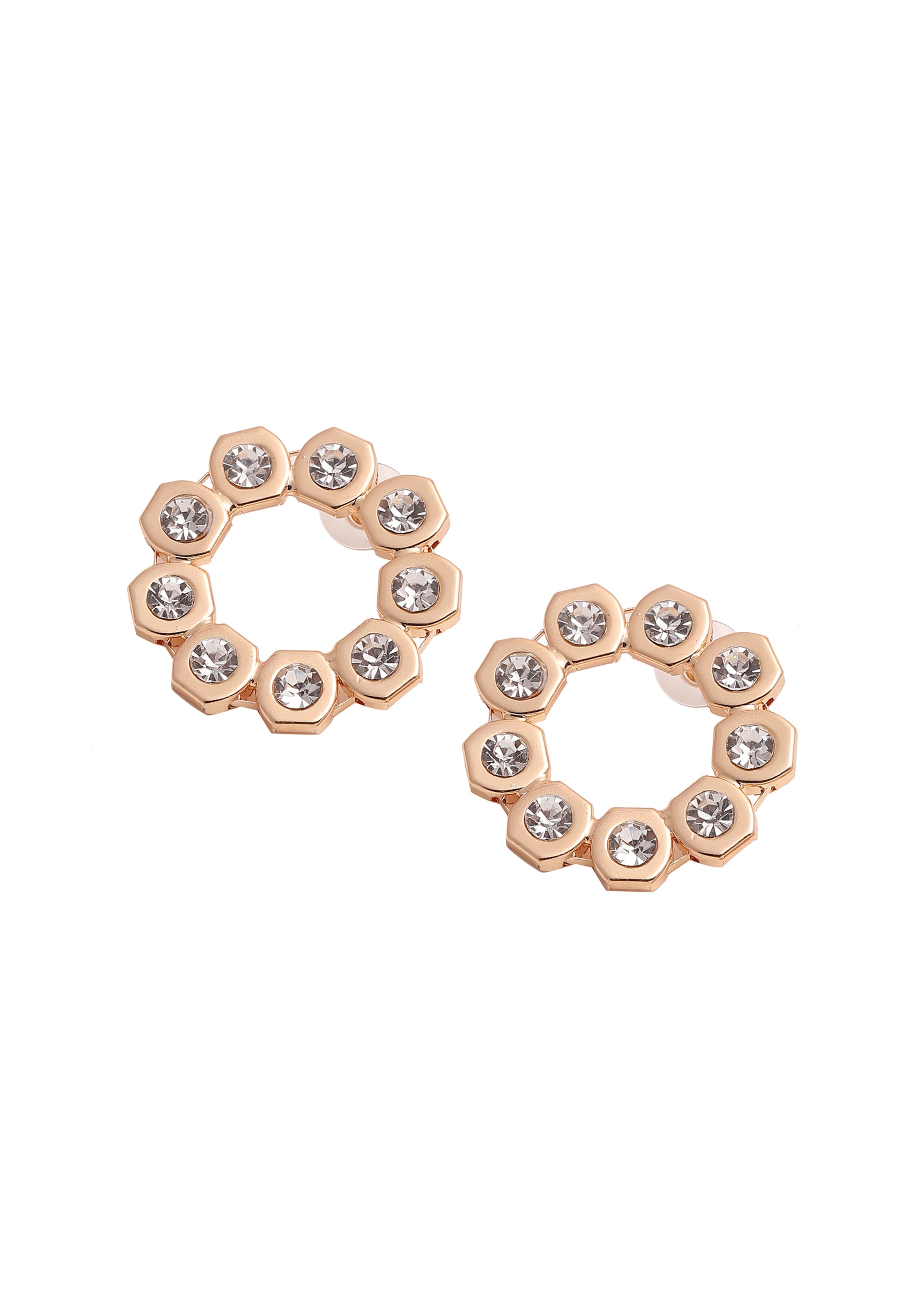 SOHI Kõrvarõngas 'Del', värv Kuld: eest vaates