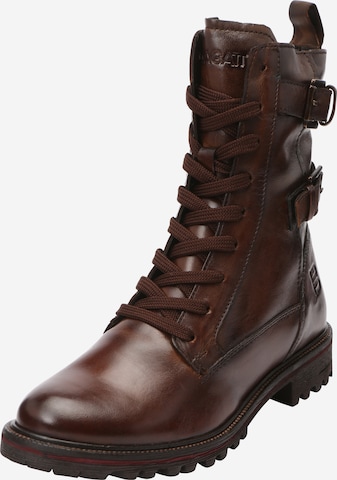 TT. BAGATT Lace-up boot 'Ronja' in Brown: front