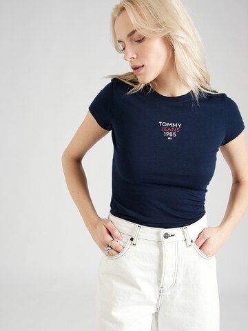 mėlyna Tommy Jeans Marškinėliai 'ESSENTIAL'