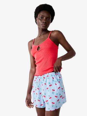 ETAM Pyjamashorts in Blau