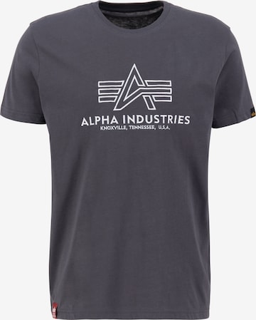 ALPHA INDUSTRIES Футболка в Серый: спереди