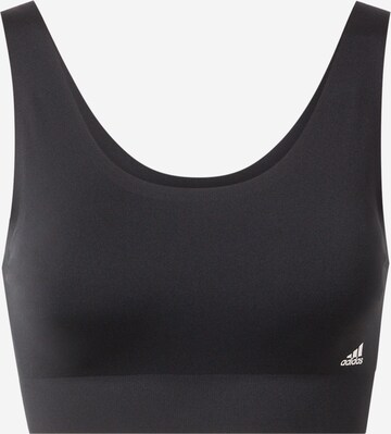 ADIDAS SPORTSWEARBustier Sportski grudnjak 'Purelounge Light-Support' - crna boja: prednji dio