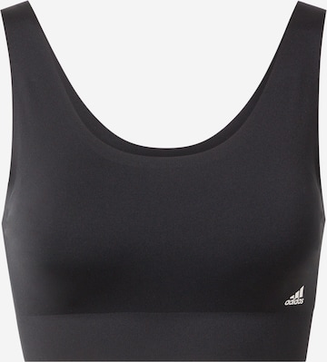 ADIDAS SPORTSWEAR - Bustier Sujetador deportivo 'Purelounge Light-Support' en negro: frente