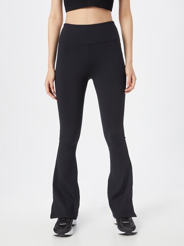 Cotton On Flared Workout Pants in Black: front