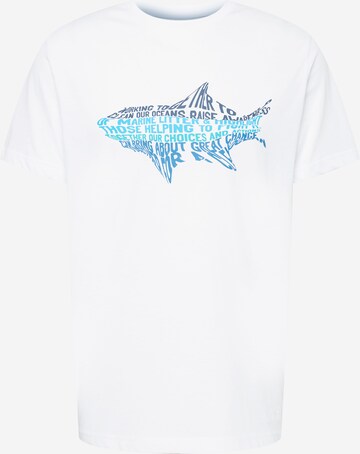 JACK WOLFSKIN - Camiseta funcional 'OCEAN LIFE' en blanco: frente