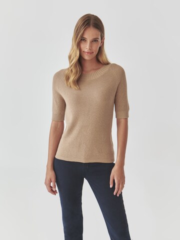 Pull-over 'Teresa' TATUUM en beige : devant