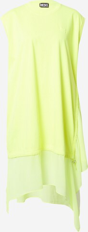 DIESEL فستان بلون أخضر: الأمام