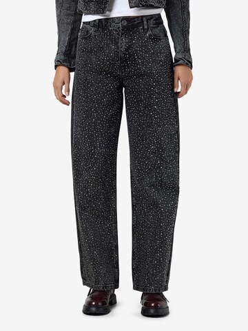 Noisy may Baggy Jeans 'NMJANNEL' in Black: front