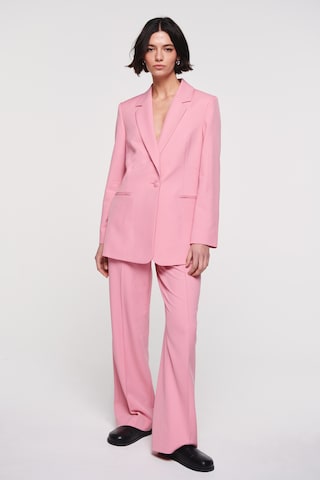 Blazer Aligne en rose : devant