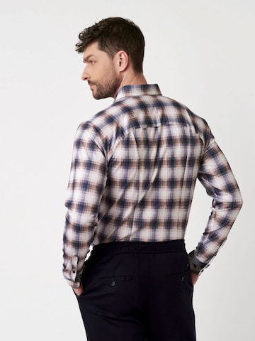 DESOTO Slim fit Overhemd in Beige