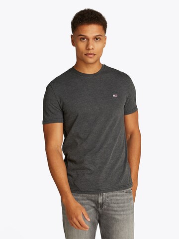Tommy Jeans Shirt 'JASPE' in Black: front