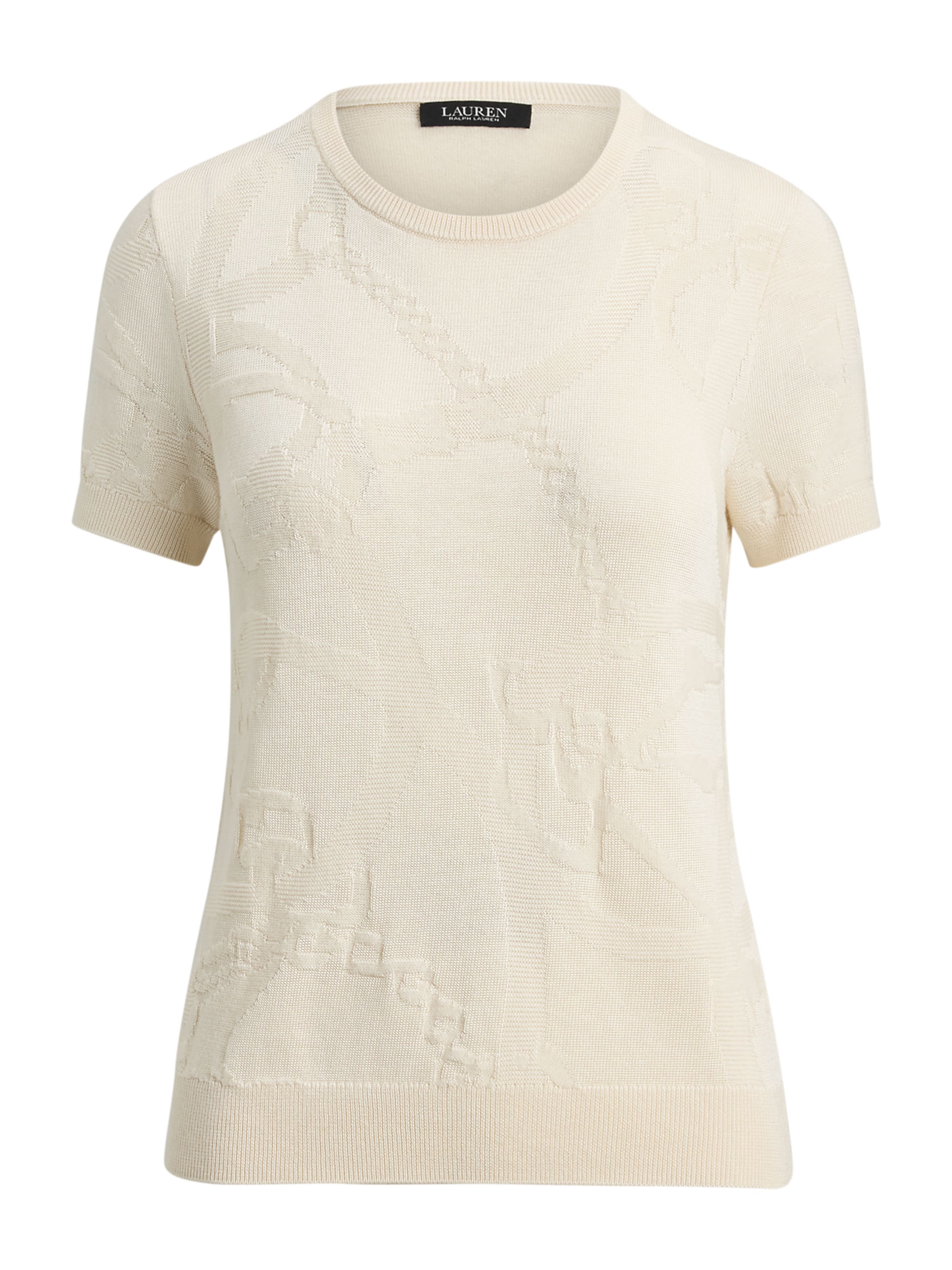 Lauren Ralph Lauren Πουλόβερ σε μπεζ: μπροστά