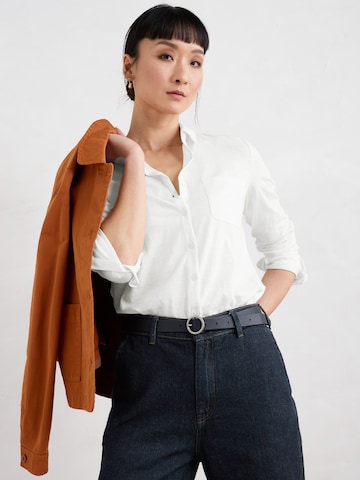 Seasalt Cornwall Blouse in Wit: voorkant