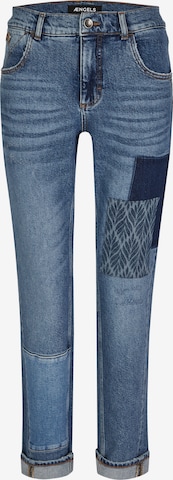 Angels Slimfit Jeans 'Clare' in Blauw: voorkant