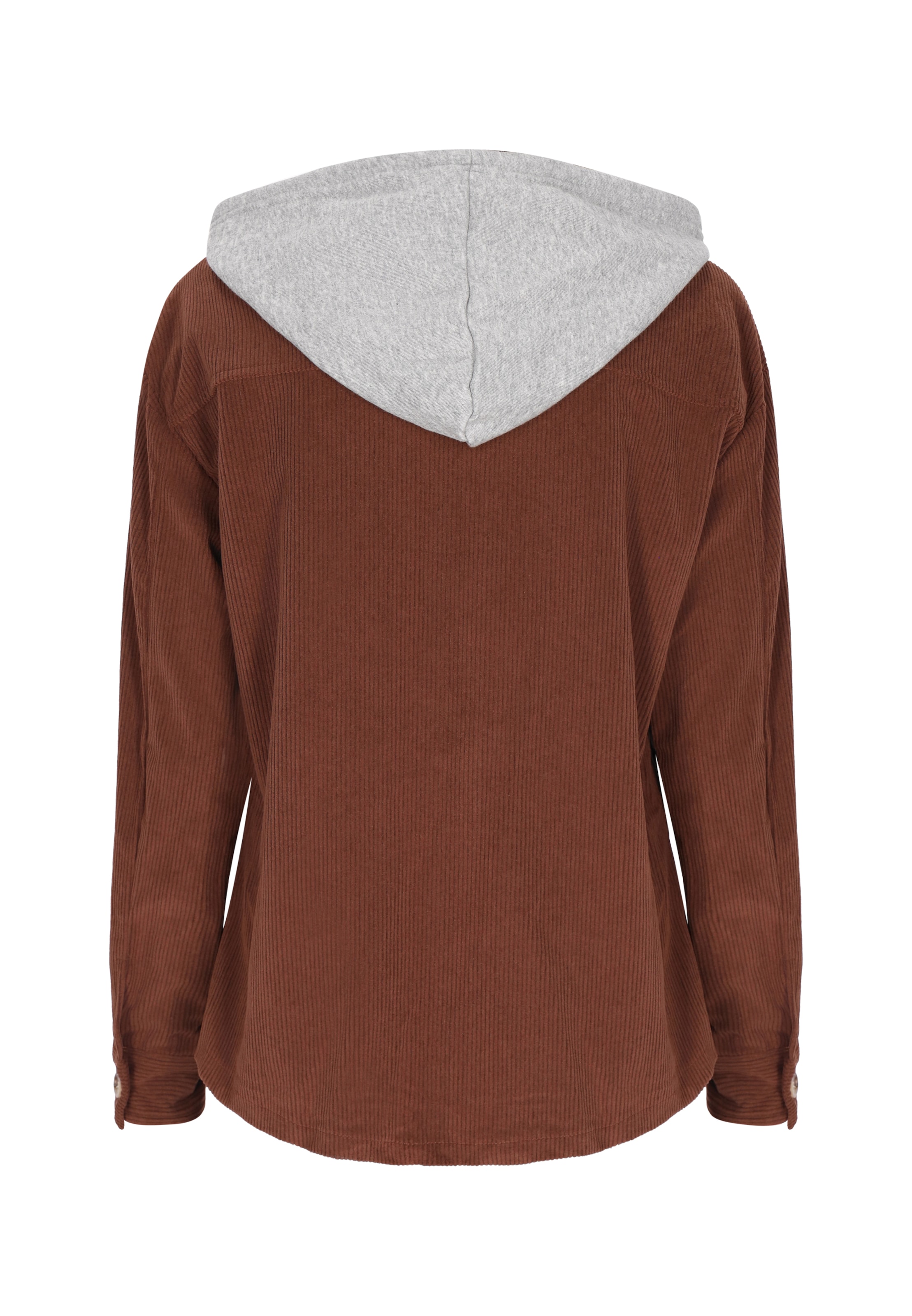 swirly - Casaco meia-estação em castanho