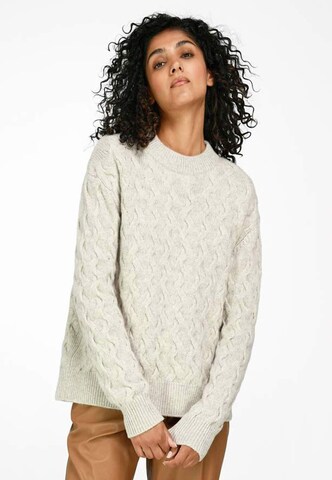 Pull-over Peter Hahn en blanc : devant