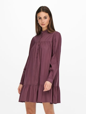 JDY Shirt Dress in Purple: front