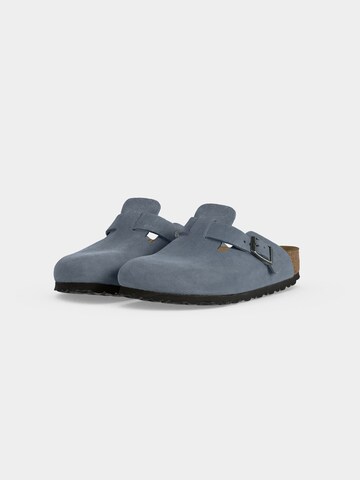 BIRKENSTOCK Muiltjes 'Boston' in Blauw