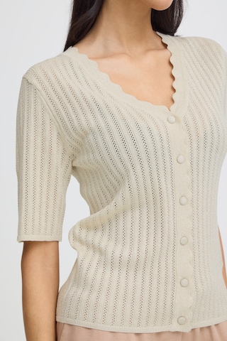 b.young Kardigan 'By Mobbe' w kolorze beżowy