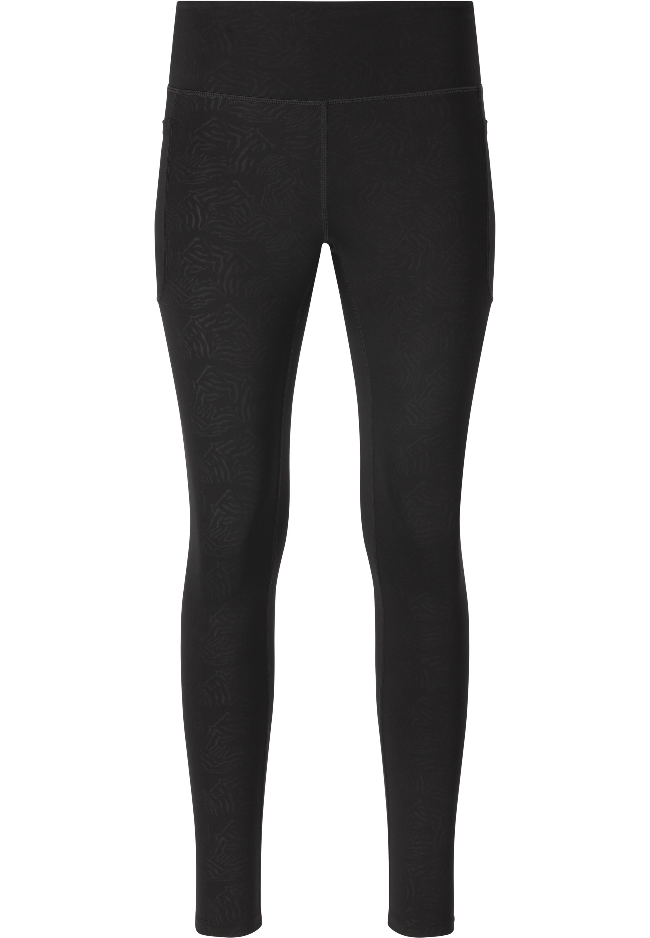 ENDURANCE Skinny Sporthose in Schwarz: Vorderseite
