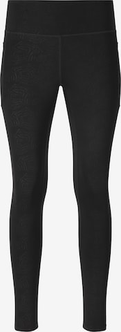 ENDURANCE Skinny Sportbroek in Zwart: voorkant