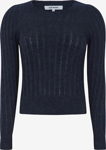 Soft Rebels Pullover 'SRTones' in Blau: Vorderseite