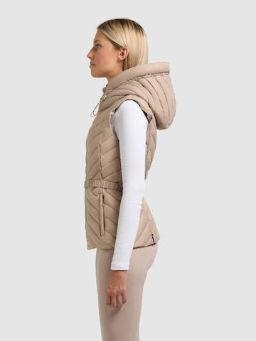 Gilet 'DEMIE' di khujo in beige