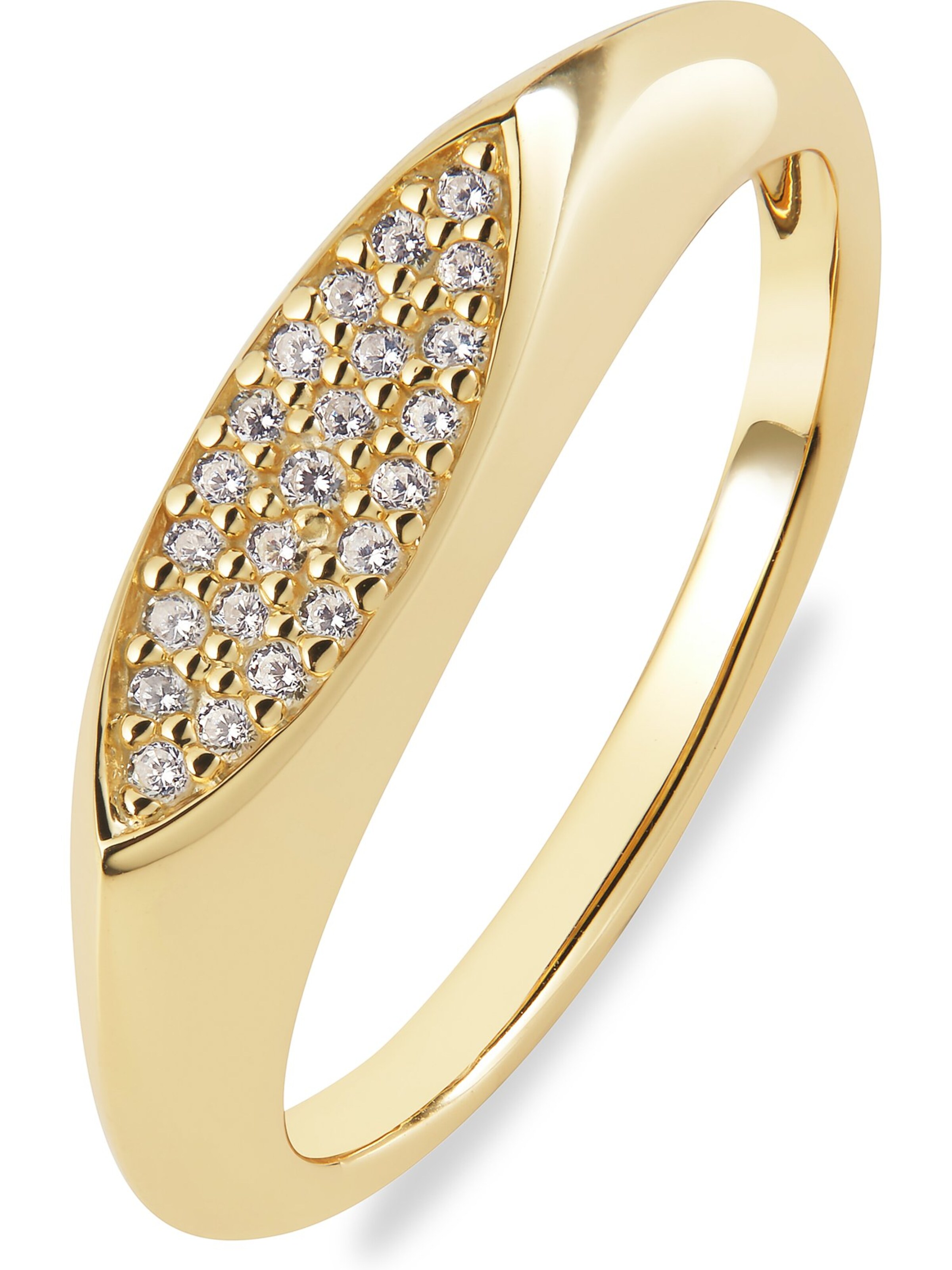 CHRIST Ring in Gold: front