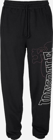 juoda LONSDALE Siaurėjantis Kelnės 'Dartford': priekis