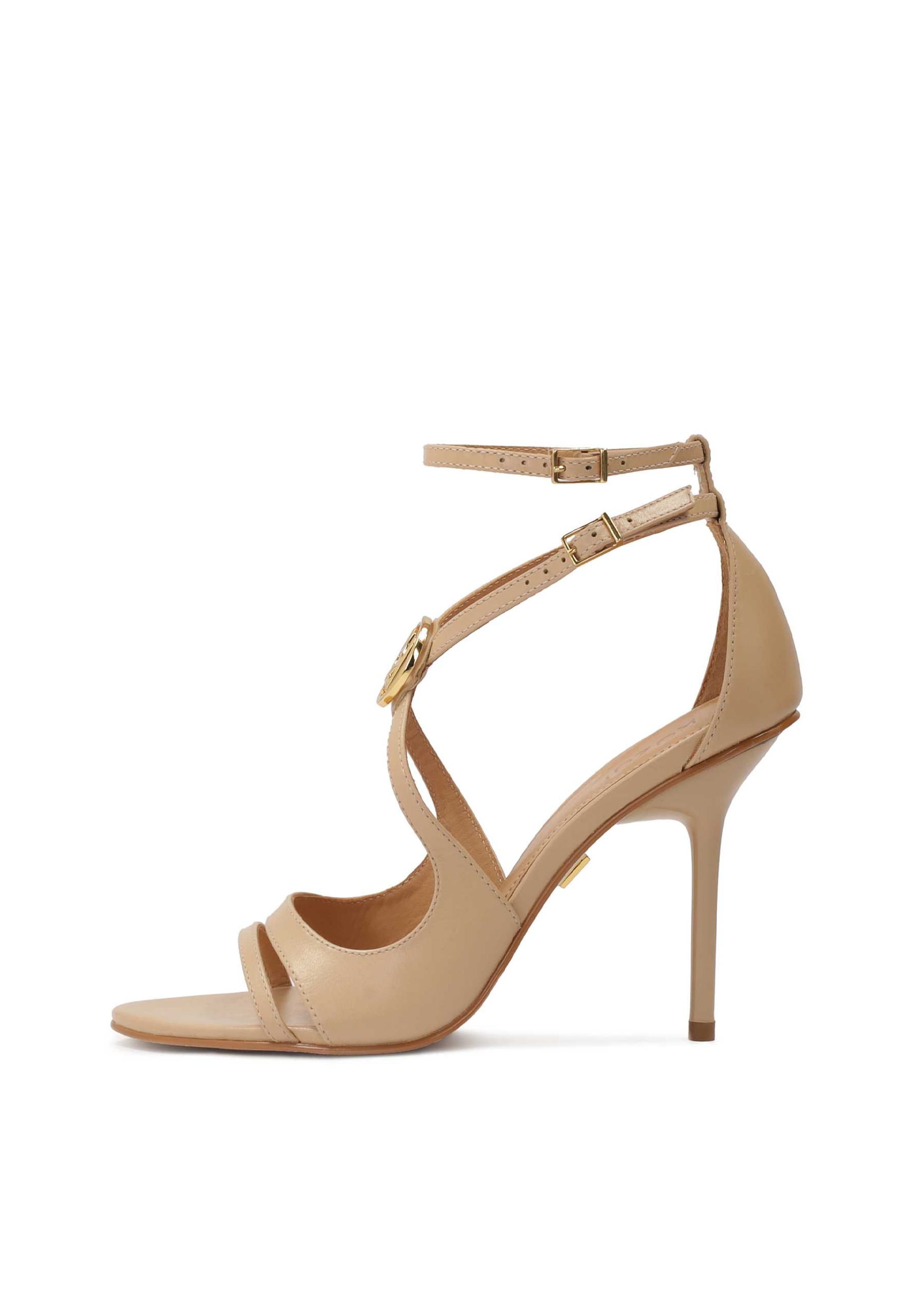 Kazar - Sandalias en beige: frente