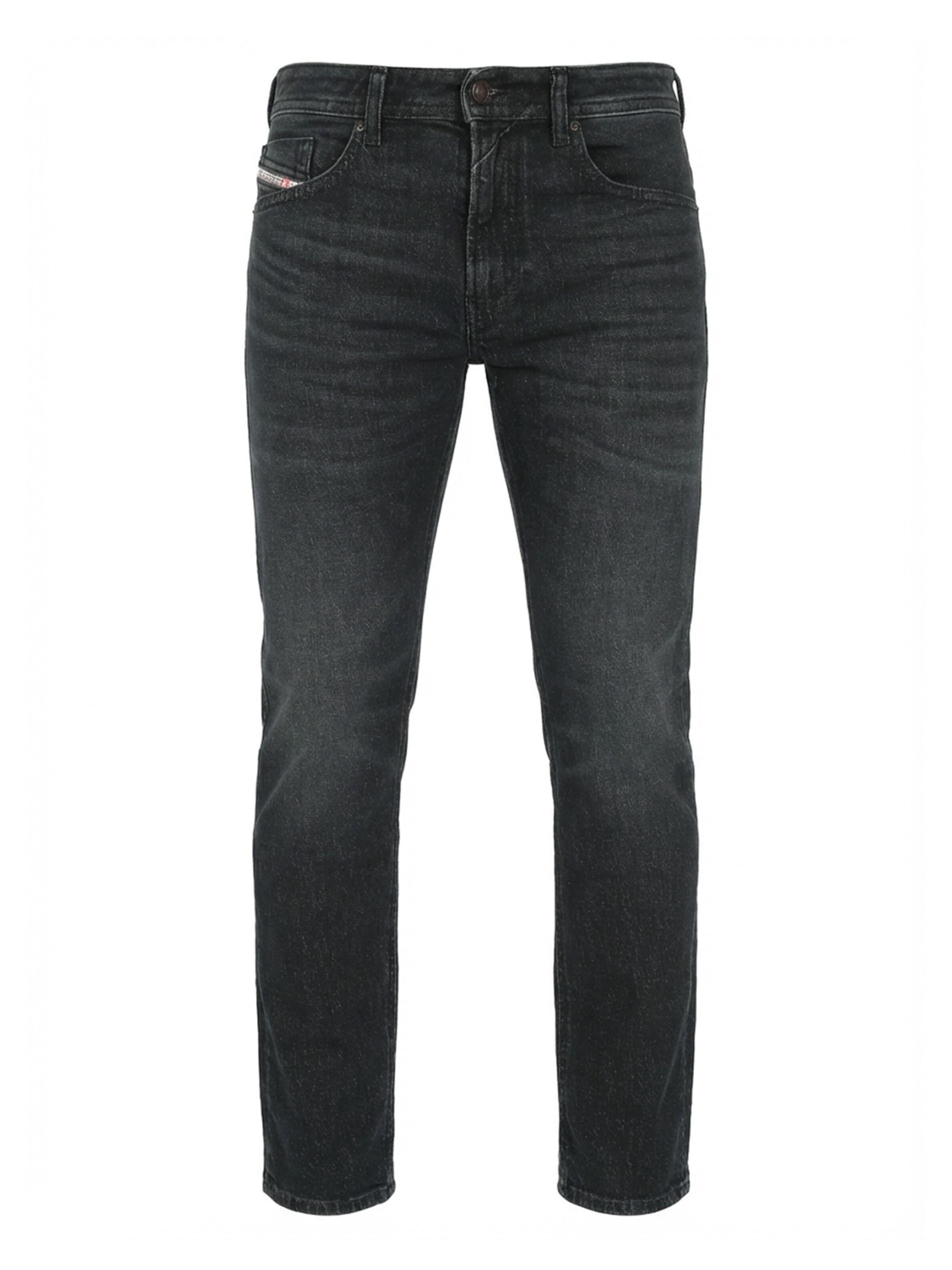 DIESEL - Slimfit Vaquero 'THOMMER-R R9H20' en negro: frente