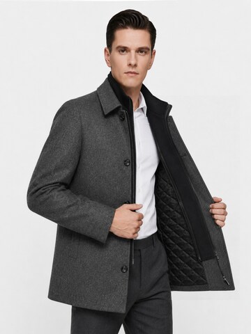 ALLTHEMEN Wintermantel 'Raureif'‌ in Grau