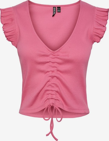 PIECES Shirt 'TEGAN' in Roze: voorkant